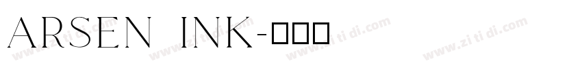Arsen Ink字体转换